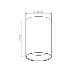 Fantasia ZOLAN h110mm black 1x 5W LED GU10 dimmable incl. Best