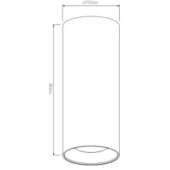 Fantasia ZOLAN h180mm black 1x 5W LED GU10 dimmable incl. Best