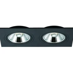 Fantasia ZOOM AR111 SQ 2L black incl. 2x AR111 12W 2700K 1130 lm New