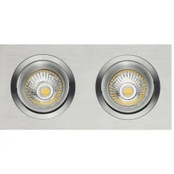 Fantasia ZOOM II 2L Alu/dim.glass LED 5W GU10 incl. New