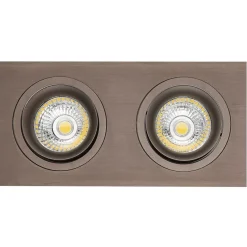 Fantasia ZOOM II 2L pure bronze/dim.glass LED 5W GU10 incl. Hot