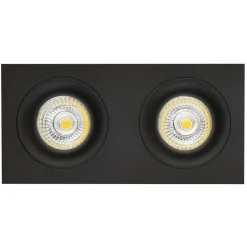 Fantasia ZOOM III 2L satin black/dim.glass LED 5W GU10 incl. Sale