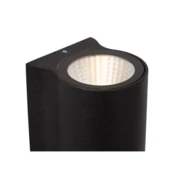 Lucide AKRA Wandlamp Buiten-Zwart-LED-6W-3000K-IP54 Discount