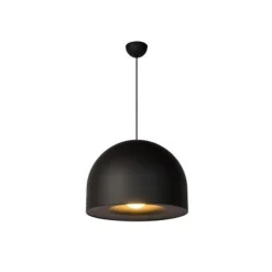 Lucide AKRON Hanglamp-Zwart-Ø50-1xE27-40W-Metaal Best