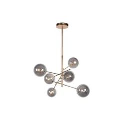 Lucide ALARA Hanglamp-Goud-Ø72-LED-6xG4-1,5W-2700K-Glas Hot