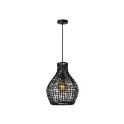 Lucide ALBAN - Hanglamp - Ø 35 cm - 1xE27 - Zwart New