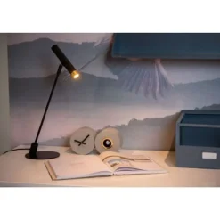 Lucide ALEC Tafellamp-Zwart-LED-1xG9-3W-2700K-Metaal New