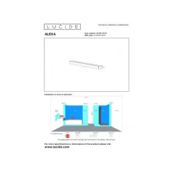 Lucide ALEXA Wandlamp Badk.-Mat Go.-LED-13W-3000K-IP44 Best