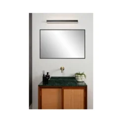 Lucide ALEXA Wandlamp Badk.-Zwart-LED-8W-3000K-IP44 Sale