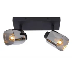 Lucide ALION - Plafondspot - 2xE14 - Zwart Outlet