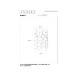 Lucide ALMELO Tafellamp-Zwart-Ø15-1xE27-40W-Metaal Best