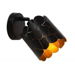 Lucide ALMELO Wandspot-Zwart-Ø12-1xE14-40W-Metaal Outlet