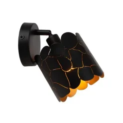 Lucide ALMELO Wandspot-Zwart-Ø12-1xE14-40W-Metaal Outlet