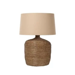 Lucide AMBALA Tafellamp-Nature.-1xE27-40W-Zeegra. Best