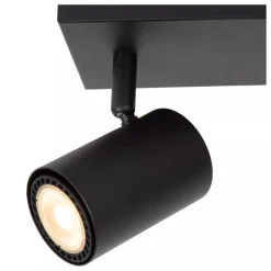 Lucide AMIGO - Plafondspot - 3xGU10 - Zwart Hot