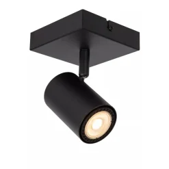Lucide AMIGO - Wandspot / Wandlamp - 1xGU10 - Zwart Discount