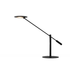 Lucide ANSELMO - Bureaulamp - Ø 25 cm - LED Dimb. - 1x9W 3000K - Zwart Hot