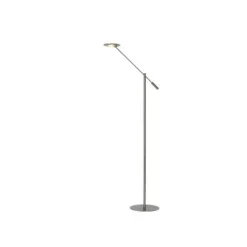 Lucide ANSELMO - Leeslamp - Ø 25 cm - LED Dimb. - 1x9W 3000K - Mat chroom Hot
