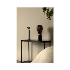 Lucide ANTRIM Tafellamp-Zwart-LED Dimb.-2,2W-2700K-4V New