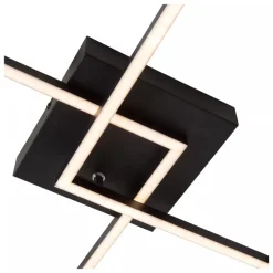 Lucide ARIANNE - Plafonnière - LED - CCT - 1x23W 2700K/4000K - Zwart Clearance