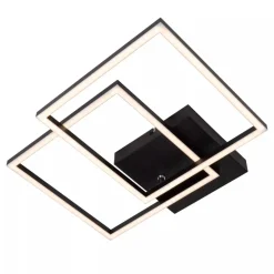 Lucide ARIANNE - Plafonnière - LED - CCT - 1x23W 2700K/4000K - Zwart Clearance