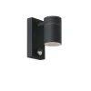 Lucide ARNE-LED - Wandspot Buiten - Ø 6,3 cm - LED - GU10 - 1x5W 2700K - IP44 - Zwart New