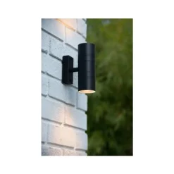 Lucide ARNE-LED Wandlicht 2xGU10/5W 2700K Zwart Outlet