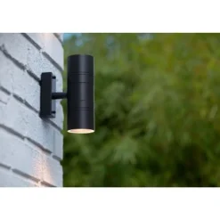 Lucide ARNE-LED Wandlicht 2xGU10/5W 2700K Zwart Outlet