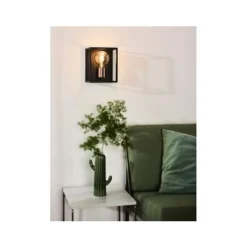 Lucide ARTHUR - Wandlamp - E27 - Zwart Discount