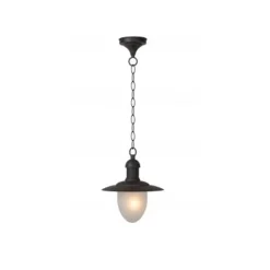 Lucide ARUBA - Hanglamp Buiten - Ø 25 cm - 1xE27 - IP44 - Roest bruin Clearance