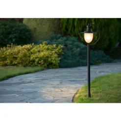 Lucide ARUBA - Lantaarnpaal Buiten - 1xE27 - IP44 - Zwart New