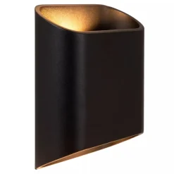 Lucide ATILA - Wandlamp Binnen/Buiten - LED Dimb. - 2x5W 2700K - IP65 - Zwart Outlet