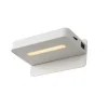 Lucide ATKIN - Bedlamp - LED - 1x5W 2700K - Met USB oplaadpunt - Wit Online