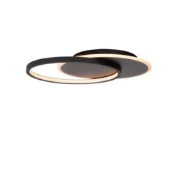 Lucide AXELLE Plafonnière-Zwart-LED Dimb.-24W-2700K Outlet