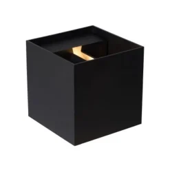 Lucide AXI - Wandspot Badkamer - LED - 1x6W 2700K - IP54 - Zwart Clearance