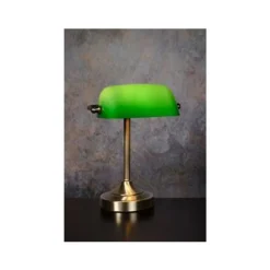 Lucide BANKER - Bureaulamp - 1xE14 - Brons Clearance