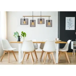 Lucide Baskett Pendel 4Xe27 Zwart 45459/04/30 Sale