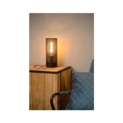 Lucide BELI - Tafellamp - Ø 12 cm - 1xE27 - Zwart Hot