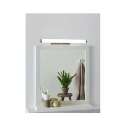 Lucide BELPA-LED - Spiegellamp Badkamer - LED - 1x7W 4000K - IP44 - Chroom Clearance