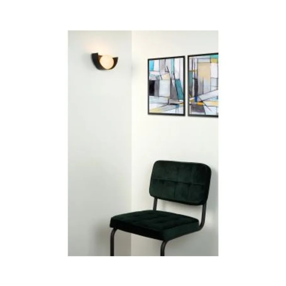 Lucide BENNI - Wandlamp - 1xG9 - Zwart Hot