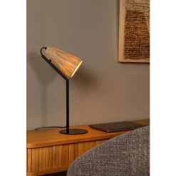 Lucide BENSEN Tafellamp-Nature.-1xE27-40W-Rotan Discount