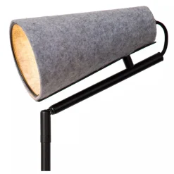Lucide BENSEN Vloerlamp-Grijs-1xE27-40W-Vilt New