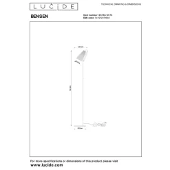 Lucide BENSEN Vloerlamp-Nature.-1xE27-40W-Rotan Online