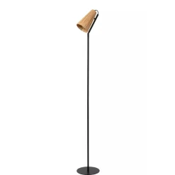 Lucide BENSEN Vloerlamp-Nature.-1xE27-40W-Rotan Online