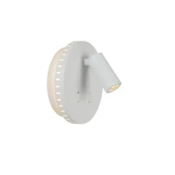 Lucide BENTJER - Wandlamp - Ø 14 cm - LED - 3000K - Wit Clearance