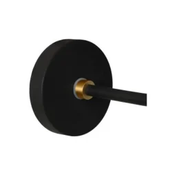 Lucide BEREND - Wandlamp Badkamer - 1xG9 - IP44 - Zwart