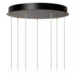 Lucide BERLIANE - Hanglamp - Ø 39 cm - LED Dimb. - 7x4W 2700K - Met vervangbare LED-module - Transparant Hot