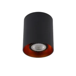 Lucide BIDO - Plafondspot - Ø 8 cm - 1xGU10 - Zwart Clearance