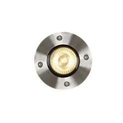 Lucide BILTIN - Grondspot Buiten - Ø 10,8 cm - 1xGU10 - IP67 - Mat chroom