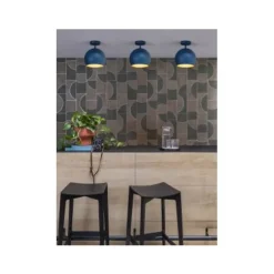 Lucide BINK - Plafonnière - Ø 25 cm - 1xE27 - Blauw Clearance